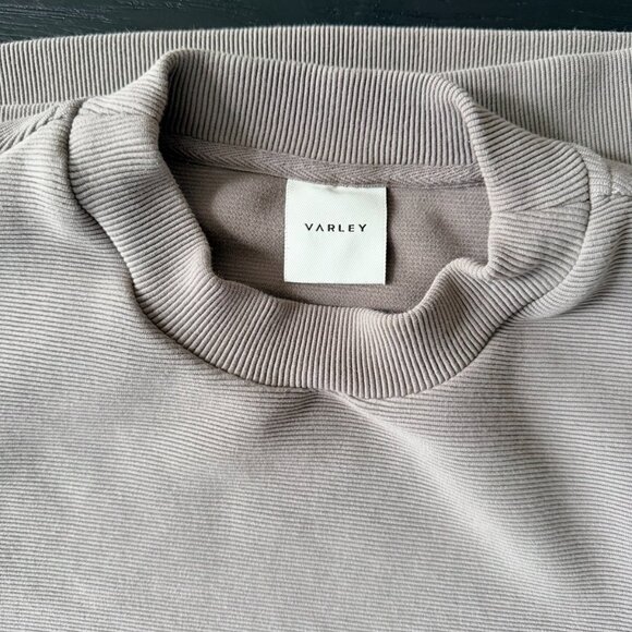 Varley Mae Boyfriend Sweat, Charcoal Grey, Size XS - Picture 6 of 6